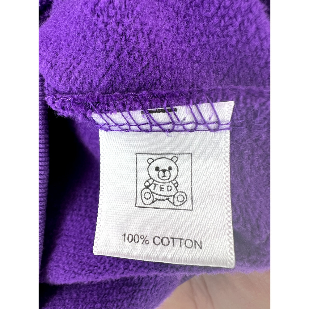 Teddy Fresh Sweater Mens Medium Hoodie Colorblock Purple Yellow Pink Casual READ - Picture 9 of 14
